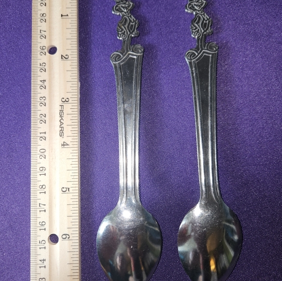 Pair Vintage Nesquik Nestle' Spoons - Picture 2 of 2